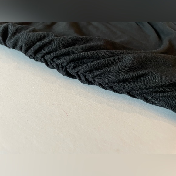 Banana Republic Black Ruched Soft Knit Bodycon Mini Skirt Size XS - Picture 14 of 15